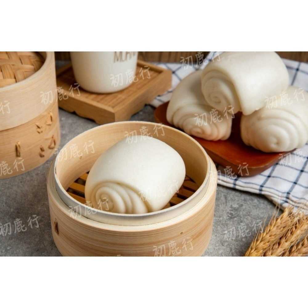 【極海鮮八號鋪】初鹿行 鮮奶饅頭8入，320g(40g*8入/包 )，用 100% 鮮奶取代用水製作，奶香自然柔順-細節圖3