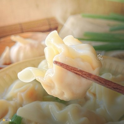 【極海鮮八號舖】海鮮大餛飩(買一送一超值2盒組)：大粒爆汁鮮甜，快速上桌好滿足 🥢皮薄餡多、嚴選台灣豬肉 ✨-細節圖3
