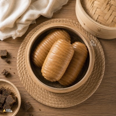 【極海鮮八號舖】奇美黑糖捲 (70g×6粒)：越嚼越甘甜的經典美味，大人小孩都愛 🥢沖繩黑糖捲，甜而不膩、電鍋加熱快速-細節圖2