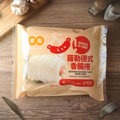 【極海鮮八號舖】奇美羅勒德式香腸捲 100g×4入｜爆汁脆腸 × 羅勒香氣｜早餐點心首選，一口咬下，爆汁德式香腸遇上羅勒-細節圖6