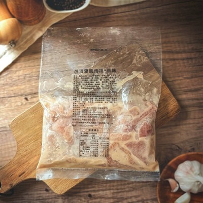 【極海鮮八號舖】蒜味里肌肉排 500g｜台灣豬里肌・生鮮醃漬｜早餐吐司、便當菜必備🧄 濃郁蒜香超下飯，一煎就香氣四溢！-細節圖6