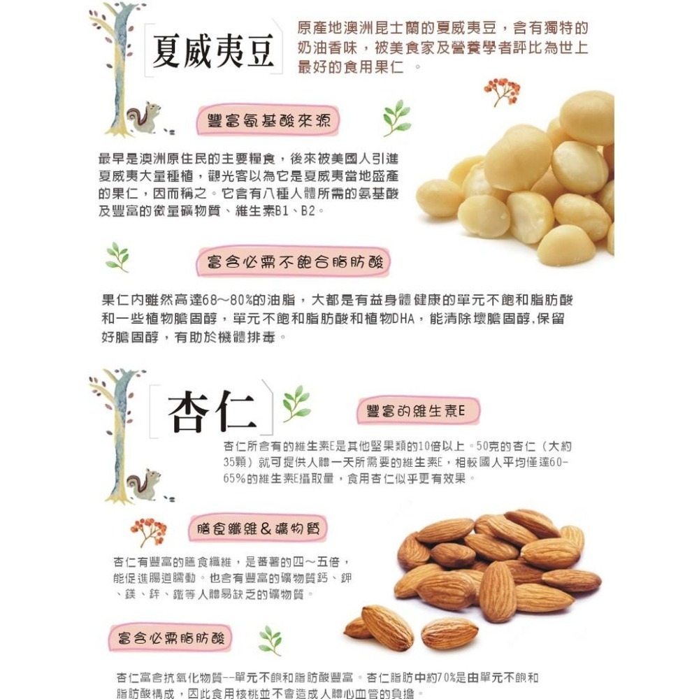 【cookietree 餅乾樹】綜合堅果 220g 無調味 夏威夷豆 核桃 杏仁 腰果 低溫烘焙  全素-細節圖6