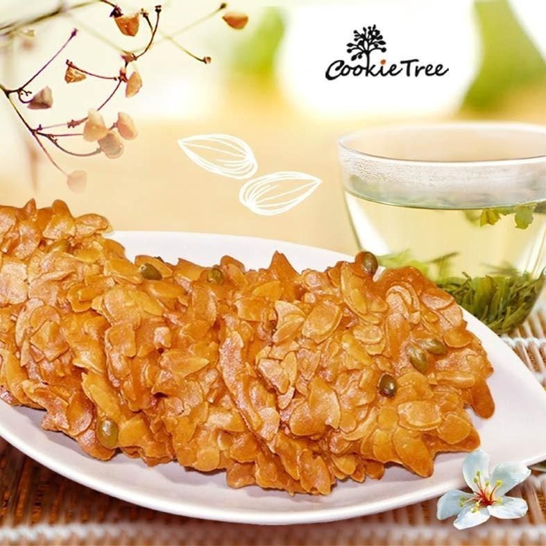 【cookietree 餅乾樹】杏仁瓦片 採美國加州厚切杏仁片❤(蛋奶素)-細節圖2