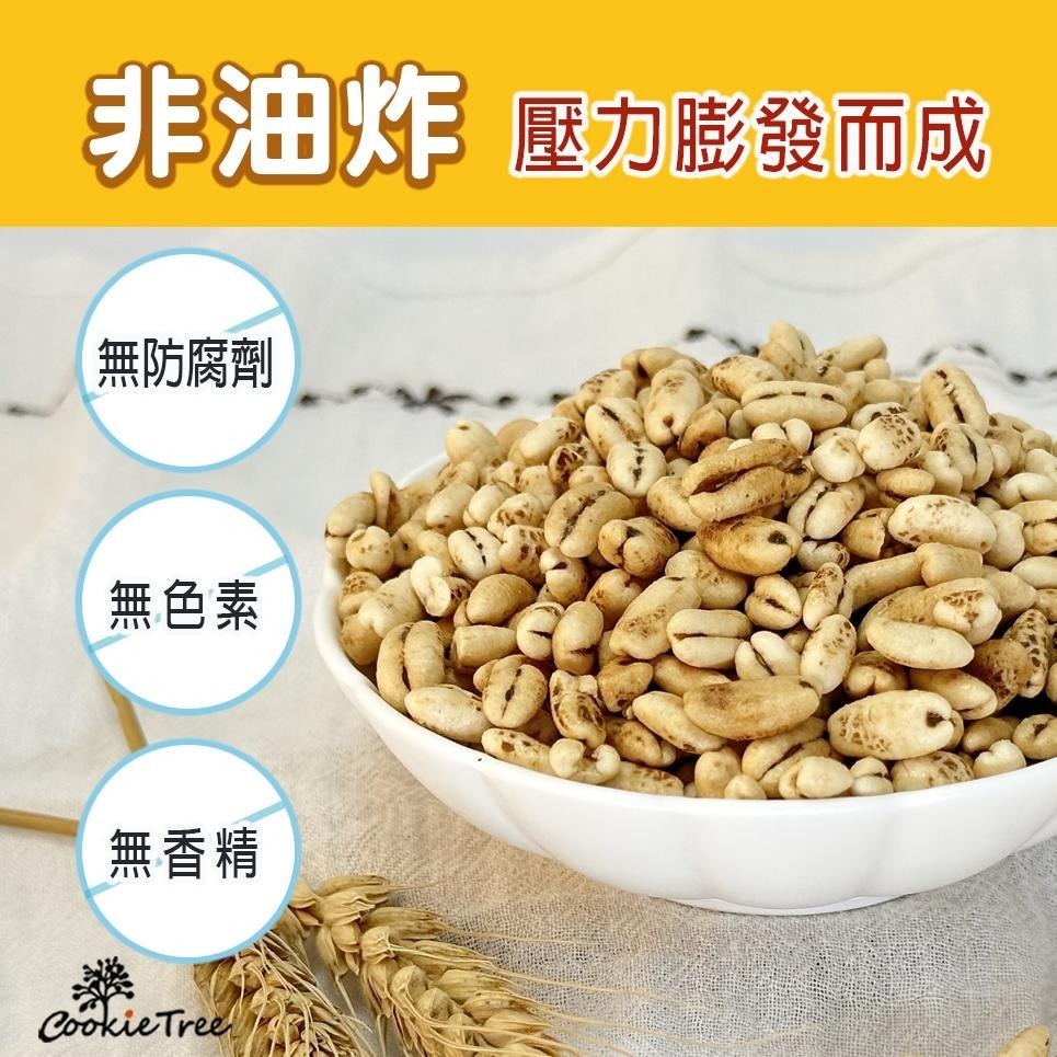 【cookietree 餅乾樹】爆核桐麥 核桐麥 非油炸 壓力澎發 純天然 無防腐劑 寶寶副食品-細節圖4