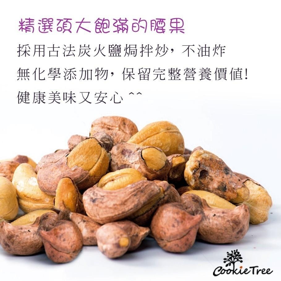 【cookietree 餅乾樹】腰果 帶皮腰果 特大鹽炒帶皮腰果 帶膜腰果 非油炸 低溫烘焙 營養豐富 越南-細節圖4