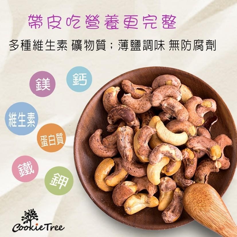 【cookietree 餅乾樹】腰果 帶皮腰果 特大鹽炒帶皮腰果 帶膜腰果 非油炸 低溫烘焙 營養豐富 越南-細節圖5