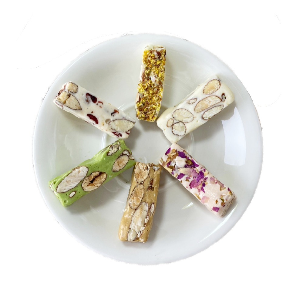 【cookietree 餅乾樹】牛軋糖 手工牛軋糖 杏仁果 原味 抹茶咖啡 玫瑰 純麥芽糖 年節 喜糖 送禮 伴手禮-細節圖2