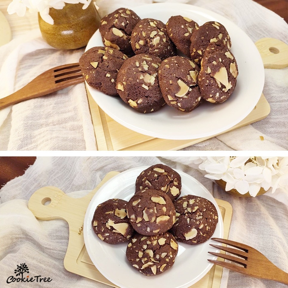 【cookietree 餅乾樹】杏仁巧克力酥 巧克力 杏仁 手工餅乾 曲奇 純天然 高級奶油 無防腐劑 無香精 蛋奶素-細節圖6