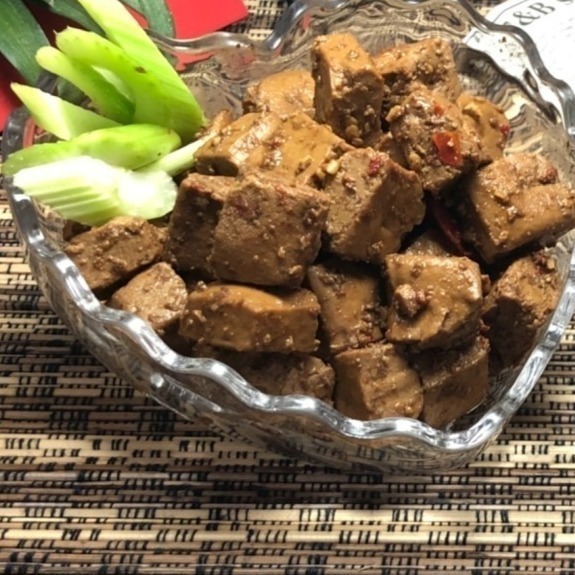 【甜心粽廚房 粽子 油飯 滷味】沙茶豆干  / 植物界的骰子牛(素食) 3包-細節圖3