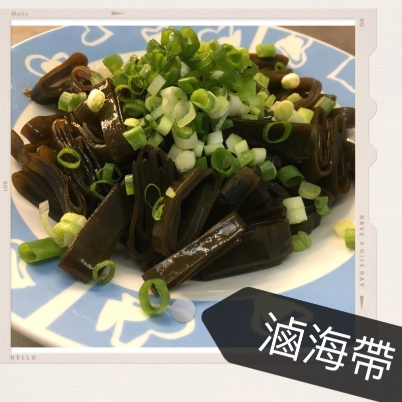 【甜心粽廚房 粽子 油飯 滷味】晶滷海帶 (2片) (素食)-細節圖2