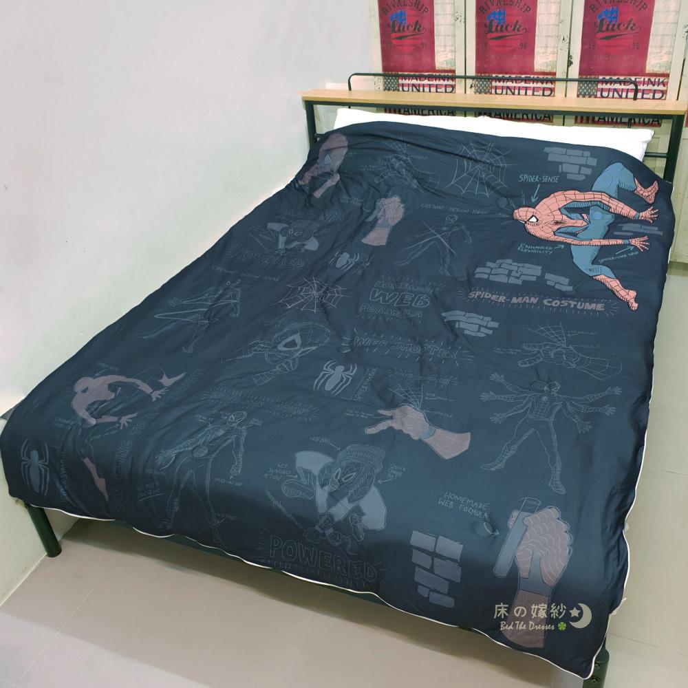 [促銷/免運] 日本授權 水洗針織暖被 / 棉被 / 水洗被 MARVEL漫威系列 [秘密檔案] 不只保暖 更加帥氣-細節圖2