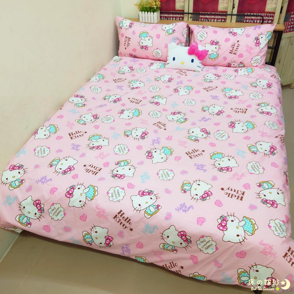 [新上市/送玩偶] 日本授權 三麗鷗 KITTY 系列床包組 /被套 / 兩用被套 [戀愛達人] 贈品詳情請參考商品敘述-細節圖5