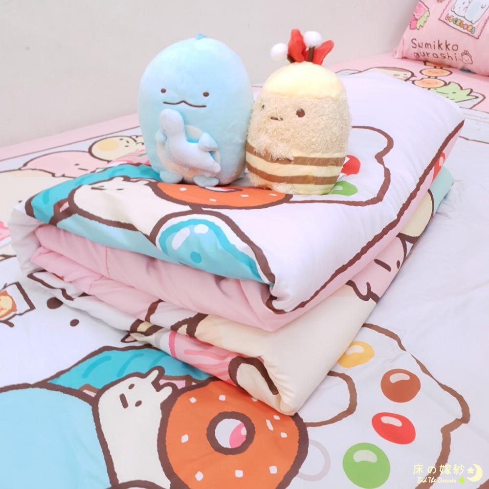 [現貨/送玩偶] 日本授權 角落生物系列床包組 [角落糖罐子] / 被套 / 兩用被套/ 涼被 ［活動請看商品描述］-細節圖4