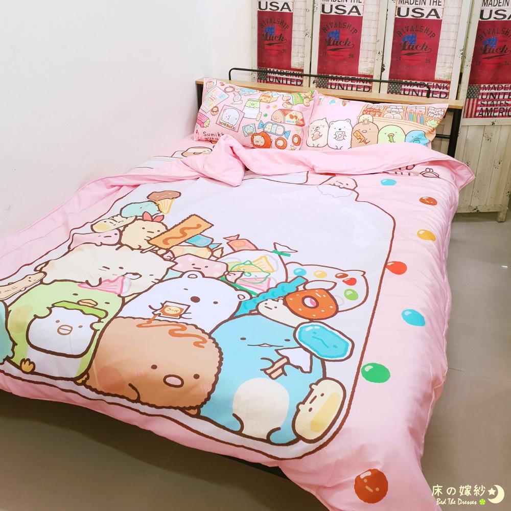 [現貨/送玩偶] 日本授權 角落生物系列床包組 [角落糖罐子] / 被套 / 兩用被套/ 涼被 ［活動請看商品描述］-細節圖5