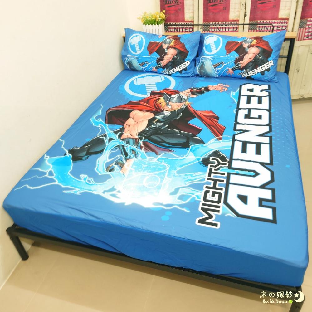 [新上市] 正版授權  MARVEL漫威雷神索爾Thor系列床包組 [雷神之槌] / 被套 / 兩用被套/ 涼被-細節圖2