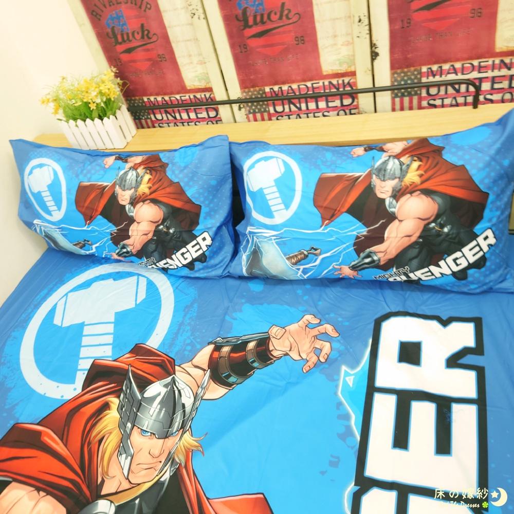 [新上市] 正版授權  MARVEL漫威雷神索爾Thor系列床包組 [雷神之槌] / 被套 / 兩用被套/ 涼被-細節圖3