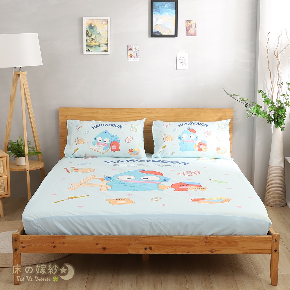 [新上市/送贈品]日本授權 三麗鷗 人魚漢頓系列床包組 [小小插畫家] 被套 /兩用被套/涼被 贈品詳情請參考商品敘述-細節圖4