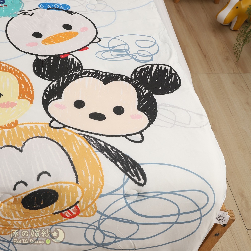 水洗針織暖被/棉被/水洗被 迪士尼系列 TSUM TSUM[歪歪疊疊樂] 不只保暖 更加可愛-細節圖5
