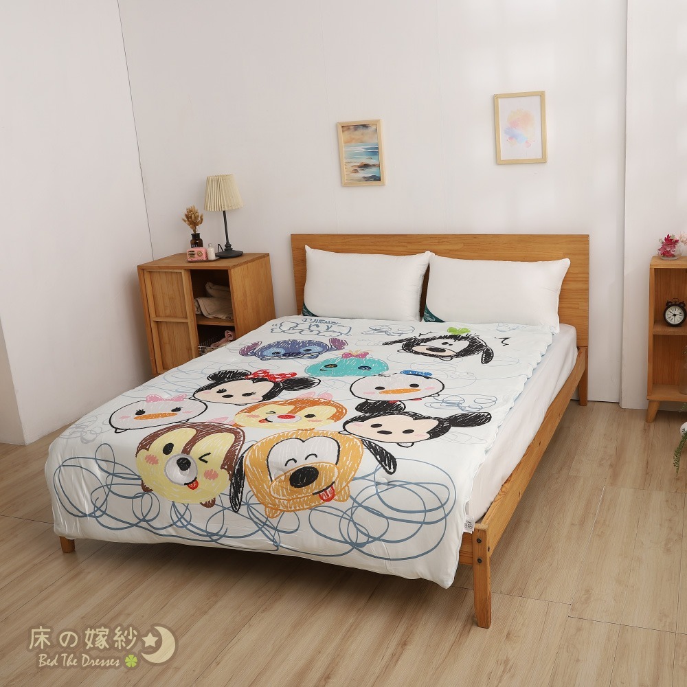 水洗針織暖被/棉被/水洗被 迪士尼系列 TSUM TSUM[歪歪疊疊樂] 不只保暖 更加可愛-細節圖6