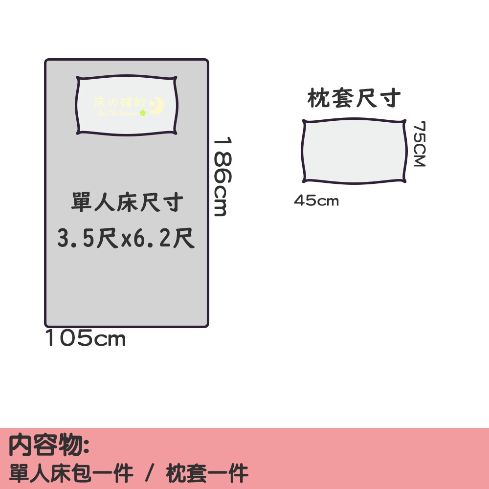 吉伊卡哇系列床包組 [可愛集會] 被套 /兩用被套/涼被 贈品詳情請參考商品敘述-規格圖6