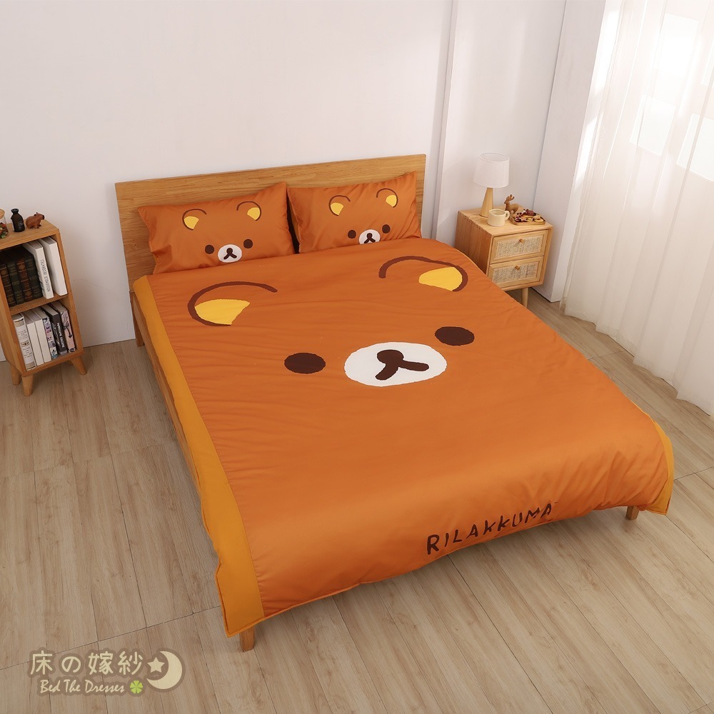[新上市/送玩偶]🐻日本授權拉拉熊系列床包組 / 被套 / 兩用被 [ 我是拉拉熊 ] 贈品詳情請參考商品敘述-細節圖2