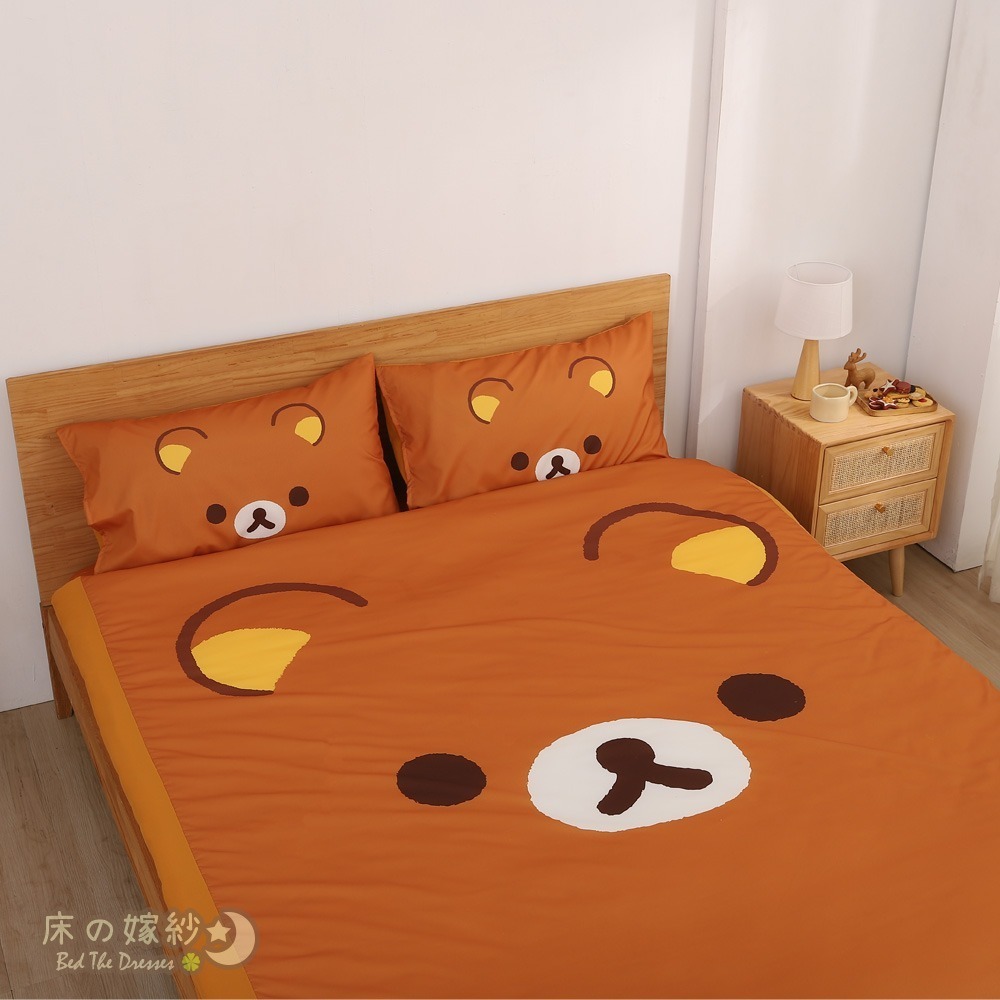[新上市/送玩偶]🐻日本授權拉拉熊系列床包組 / 被套 / 兩用被 [ 我是拉拉熊 ] 贈品詳情請參考商品敘述-細節圖3