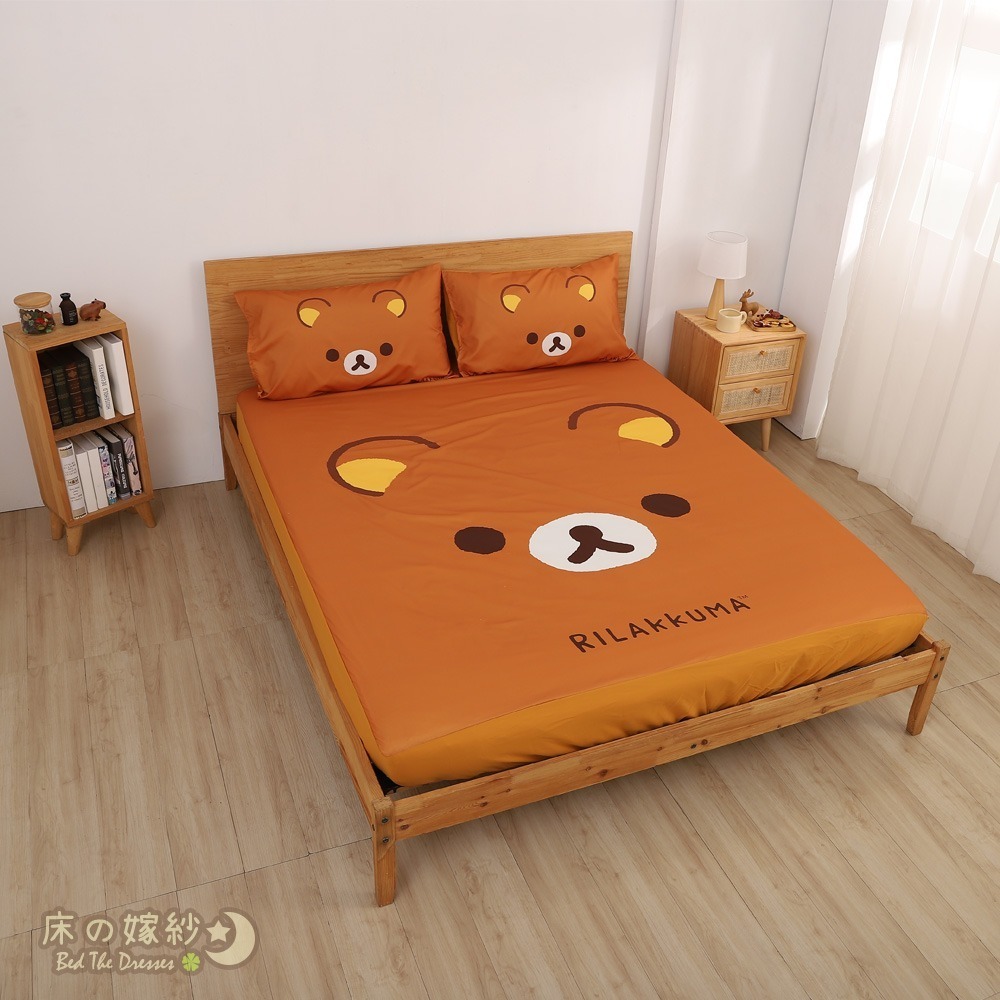 [新上市/送玩偶]🐻日本授權拉拉熊系列床包組 / 被套 / 兩用被 [ 我是拉拉熊 ] 贈品詳情請參考商品敘述-細節圖4