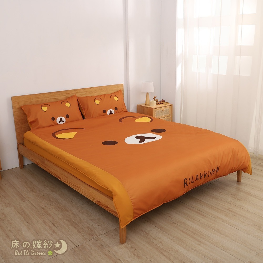 [新上市/送玩偶]🐻日本授權拉拉熊系列床包組 / 被套 / 兩用被 [ 我是拉拉熊 ] 贈品詳情請參考商品敘述-細節圖6