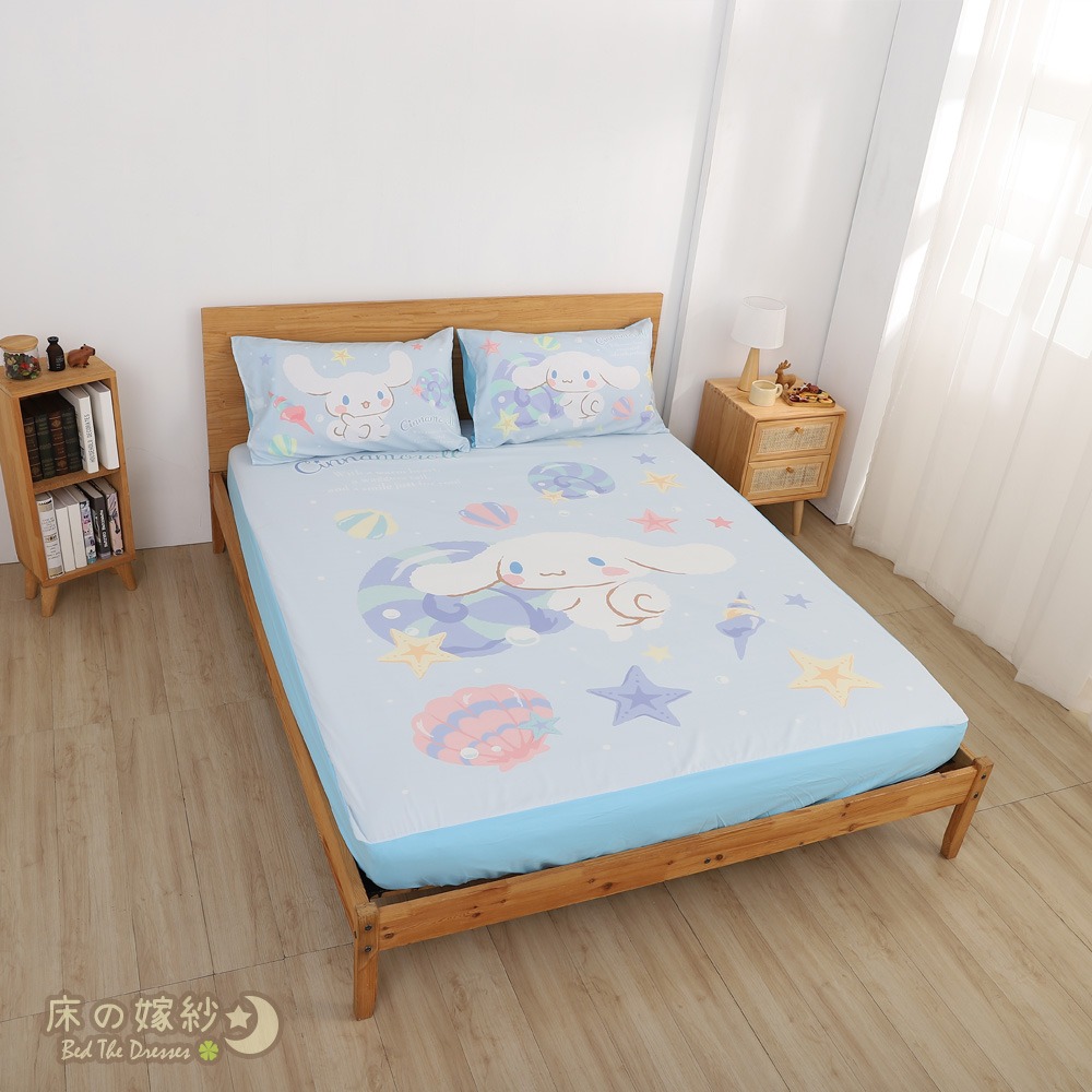 [新上市/送玩偶] 大耳狗系列  [捲捲貝殼灣] 床單/床包組 涼被/被套/兩用被 贈品請參考商品敘述<三麗鷗>-細節圖6