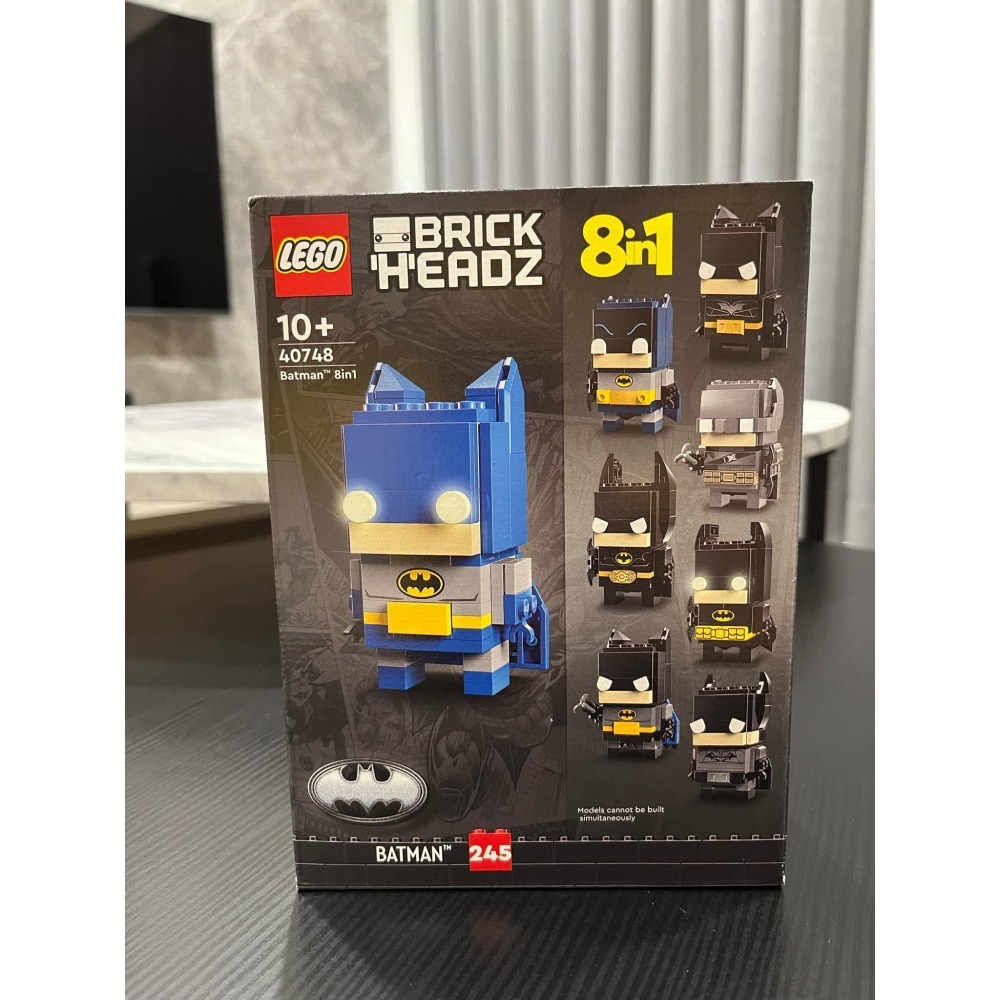 LEGO 樂高積木 40748 大頭系列 245號 蝙蝠俠 8合1 全新未拆-細節圖2
