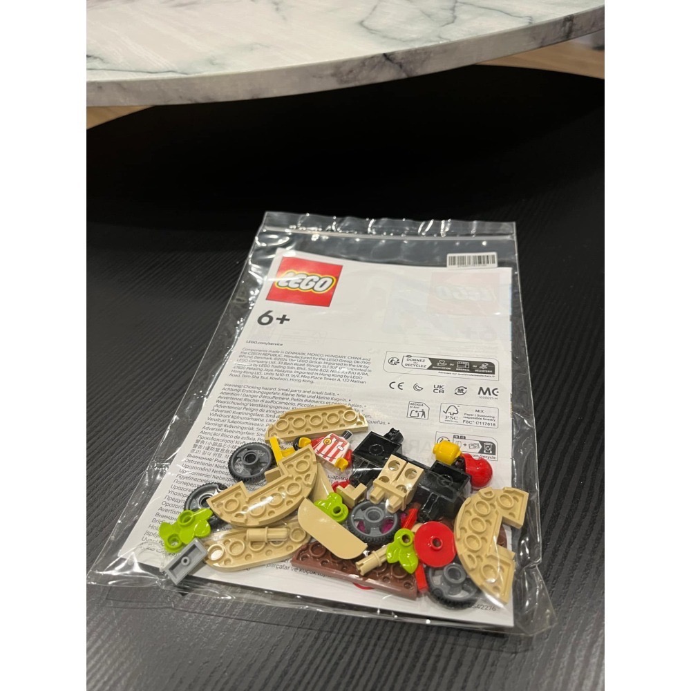 LEGO 樂高積木 6542276 城市系列 皂飛車 漢堡車 全新未拆 稀有限定商品-細節圖2