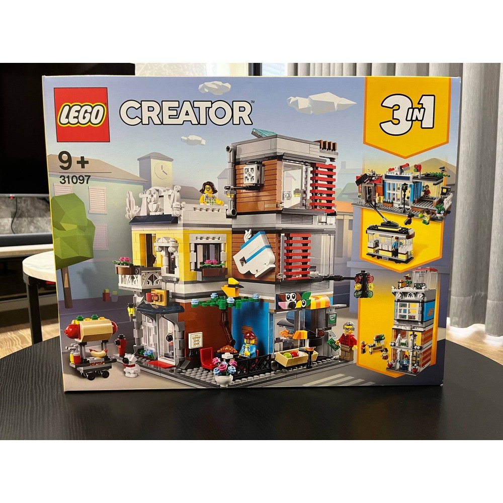 LEGO 樂高積木 31097 Creator 3in1系列 寵物店與咖啡廳 全新未拆 絕版商品-細節圖2