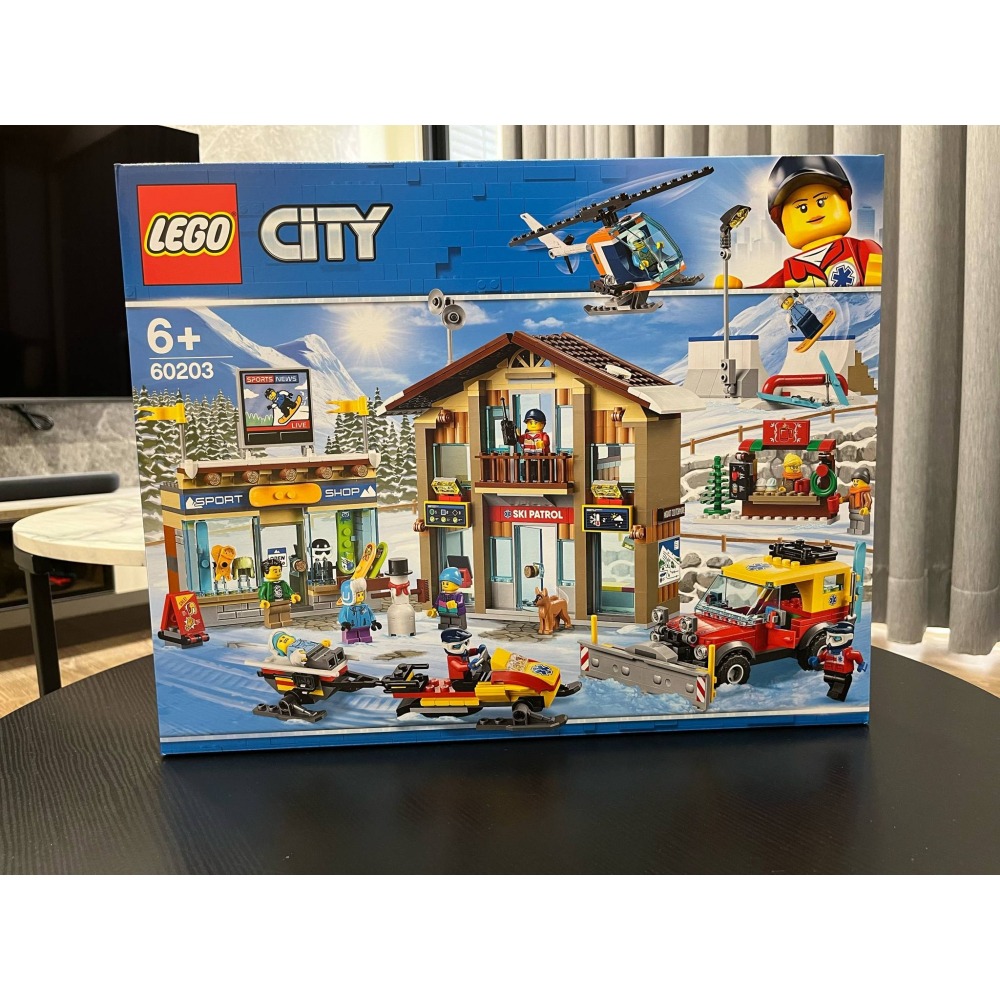 LEGO 樂高積木 60203 CITY系列 滑雪度假村 全新未拆 絕版商品-細節圖2