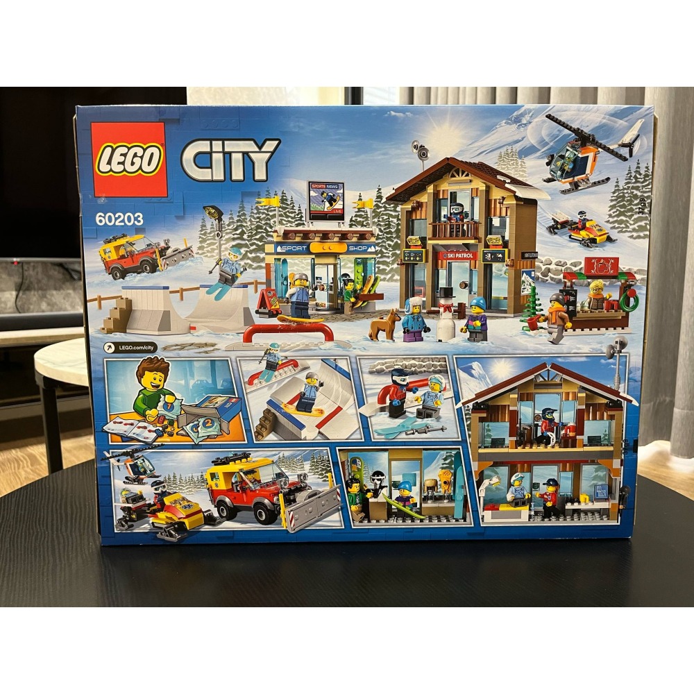 LEGO 樂高積木 60203 CITY系列 滑雪度假村 全新未拆 絕版商品-細節圖3