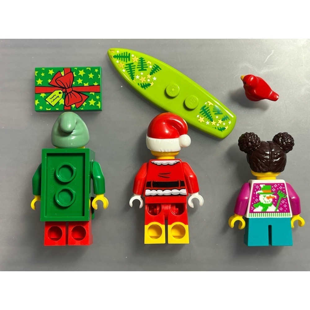 LEGO 樂高積木 BAM自組人偶系列 2024 聖誕節 Christmas 全套人偶 LCS限定絕版商品 全新附配件-細節圖2