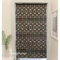 【HUAHUA】黑色徽章門簾 幾何圖形提花門簾 美式鄉村風門簾 簡約廚房半簾 咖啡館餐廳棉麻門簾  (不含桿子) 成品-規格圖9