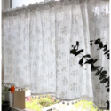 【HUAHUA】短窗簾 田園小清新碎花布藝半簾 全棉雛菊花簾 雛菊法式飄窗簾 櫥櫃咖啡簾 門簾 隔斷短簾子-規格圖9
