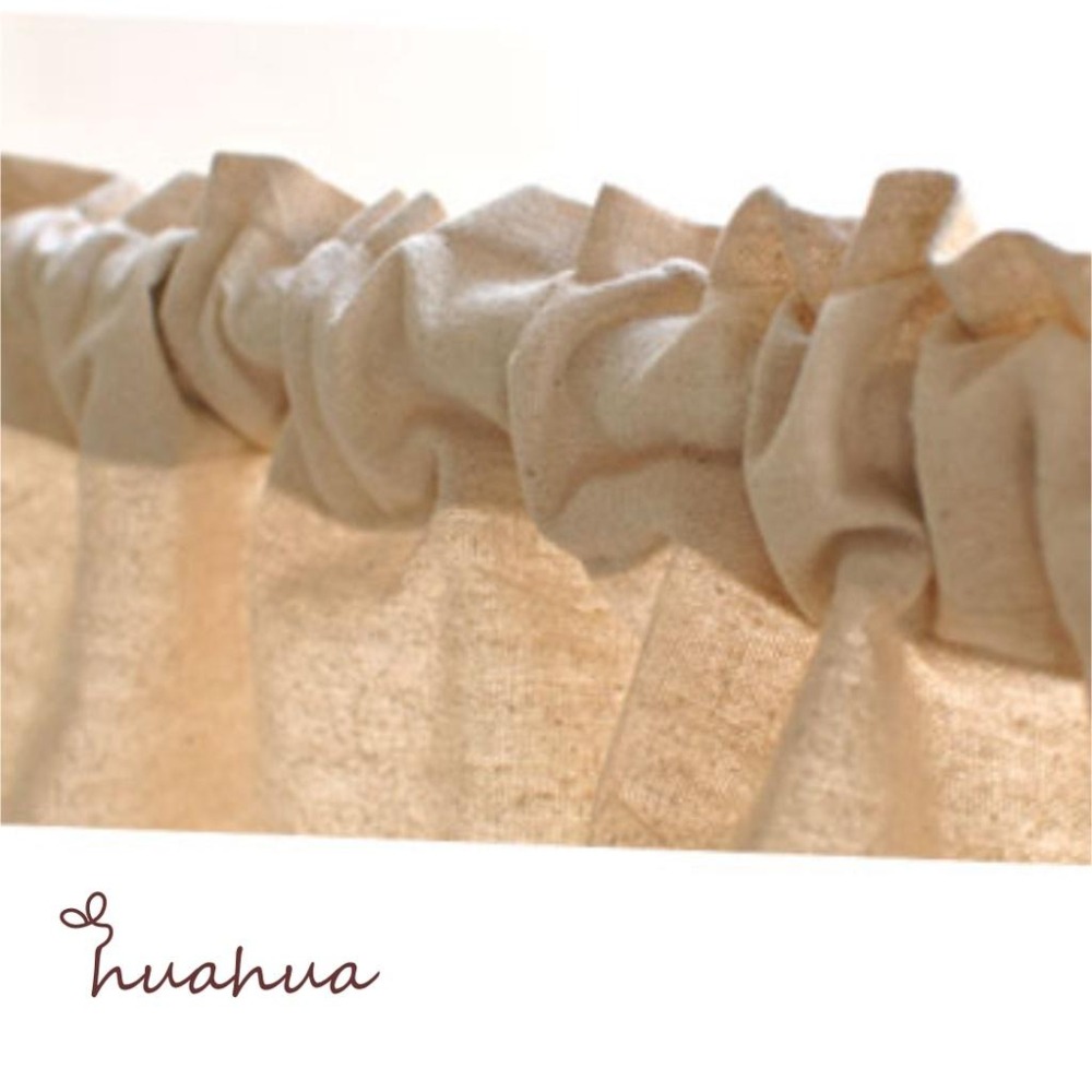 【HUAHUA】咖啡格子裝飾簾 英倫紅格拼接門 韓式拼接裝飾簾 清新家居廚簾 棉廚房窗簾簾 紅格子裝飾簾-細節圖5