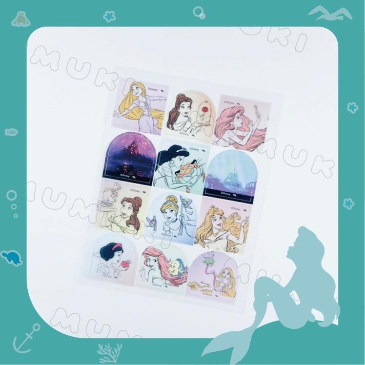 【現貨】日本代購🇯🇵 迪士尼公主 貼紙 手帳貼紙 獎勵貼紙 可愛貼紙 卡片貼紙 裝飾貼紙 禮物貼紙-細節圖2