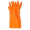 家用乳膠手套/橘色【XL_8.5號】一雙