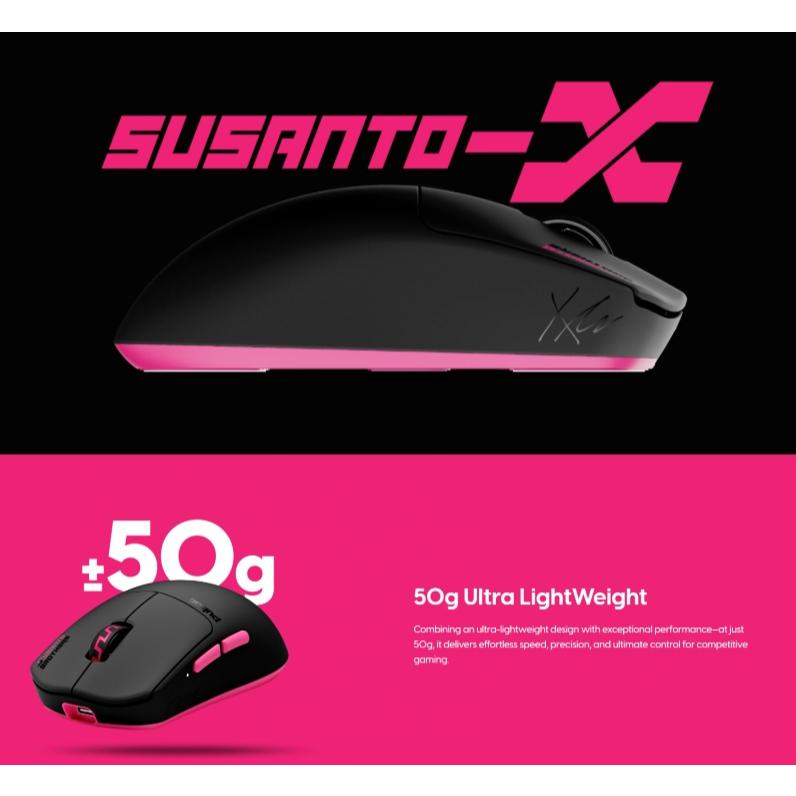 淺規則 台灣代理貨 Pulsar Pro Series Susanto-X 無線滑鼠黑色-細節圖3