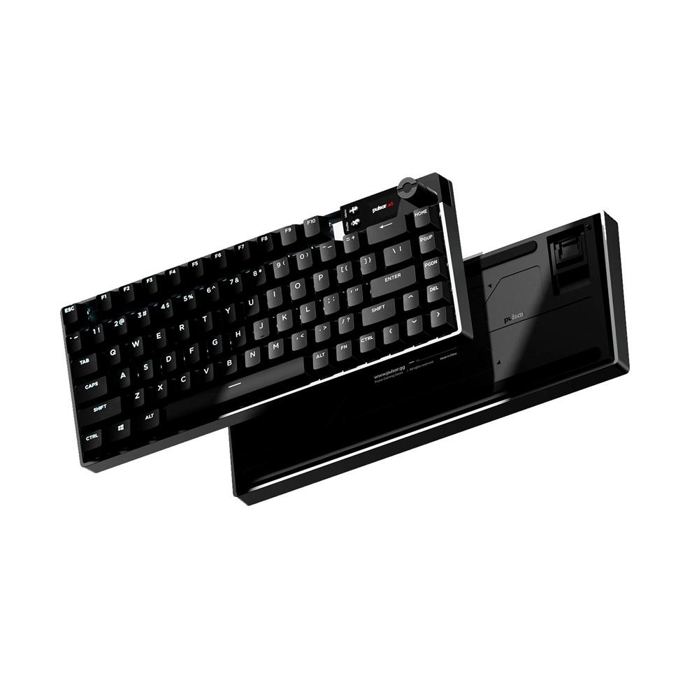 淺規則 台灣代理貨 Pulsar eS HE 70 磁軸鍵盤 ANSI 黑色 英文 電競鍵盤 磁力軸 PBT 鋁合金-細節圖3