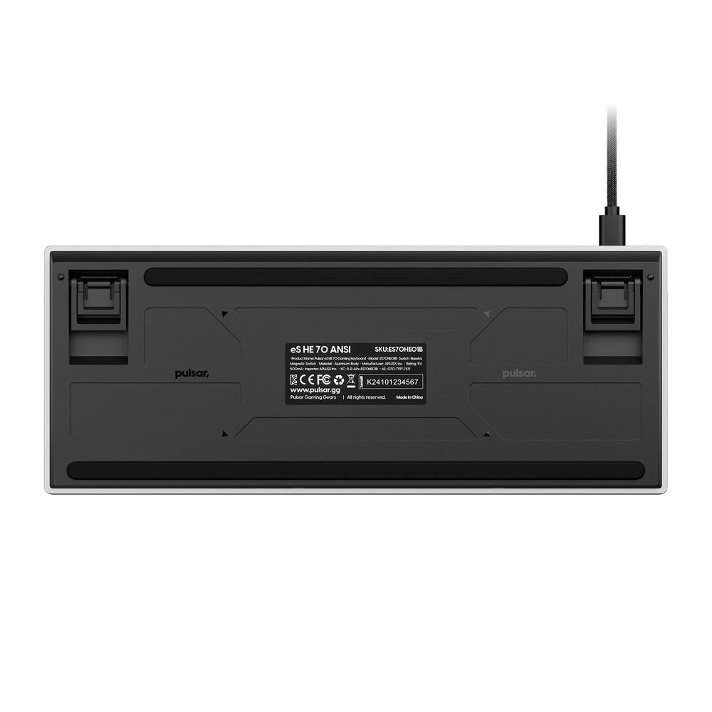 淺規則 台灣代理貨 Pulsar eS HE 70 磁軸鍵盤 ANSI 黑色 英文 電競鍵盤 磁力軸 PBT 鋁合金-細節圖4