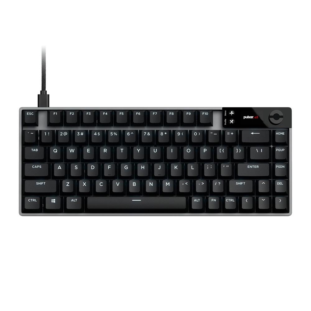 淺規則 台灣代理貨 Pulsar eS HE 70 磁軸鍵盤 ANSI 黑色 英文 電競鍵盤 磁力軸 PBT 鋁合金-細節圖6