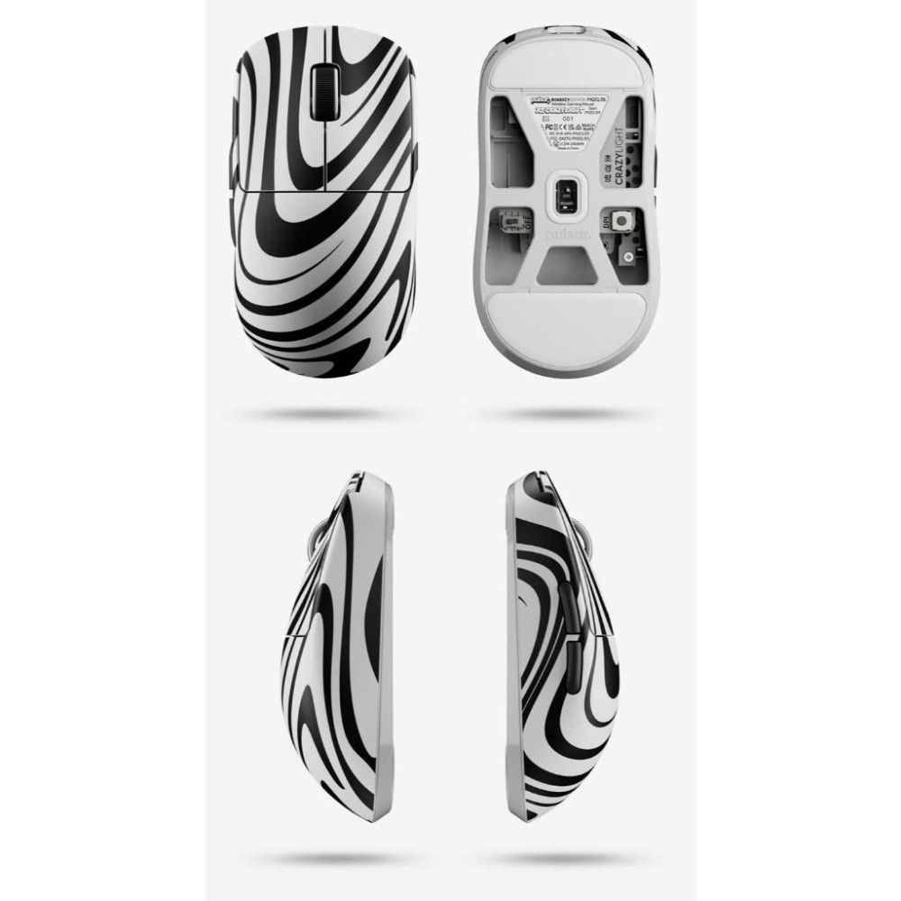 淺規則 台灣代理貨 Pulsar X2 CrazyLight Boardzy 聯名款 無線滑鼠 X2CL (Size1)-細節圖2