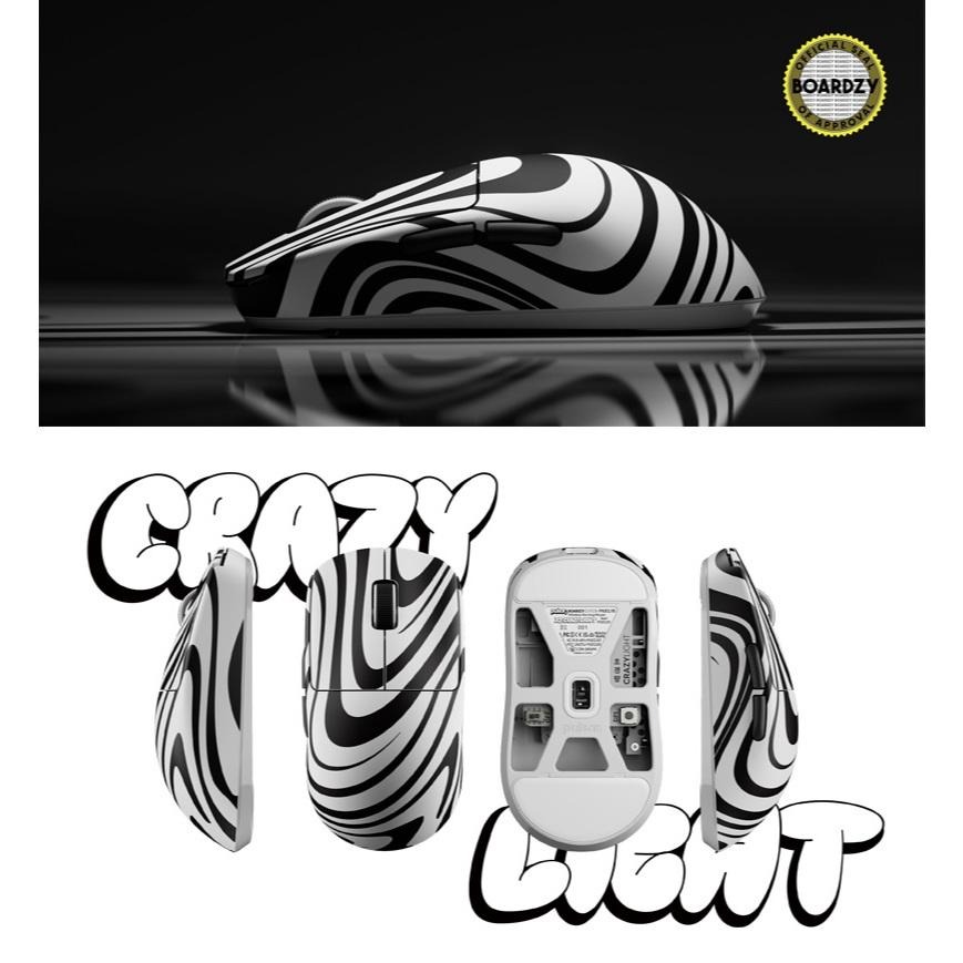 淺規則 台灣代理貨 Pulsar X2 CrazyLight Boardzy 聯名款 無線滑鼠 X2CL (Size1)-細節圖4