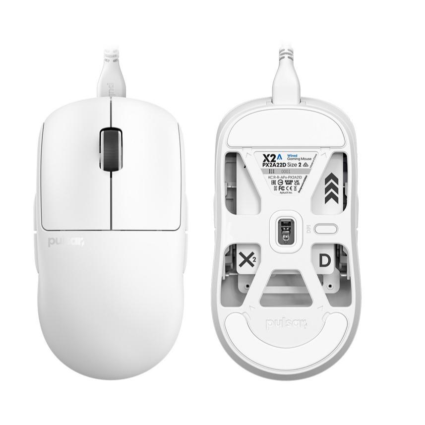 台灣代理貨 Pulsar X2 A 有線滑鼠 X2A (size2) 電競滑鼠 左手滑鼠 左右共用 側鍵可拆 左滑鼠-細節圖4
