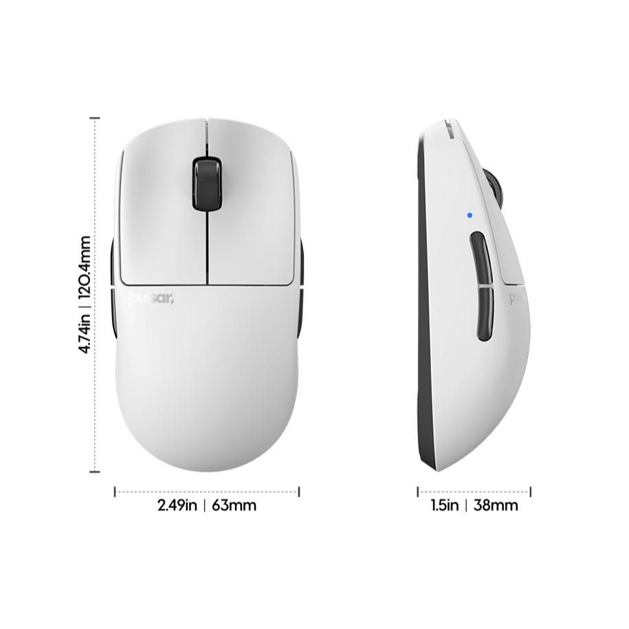 台灣代理貨 Pulsar X2 A 有線滑鼠 X2A (size2) 電競滑鼠 左手滑鼠 左右共用 側鍵可拆 左滑鼠-細節圖6