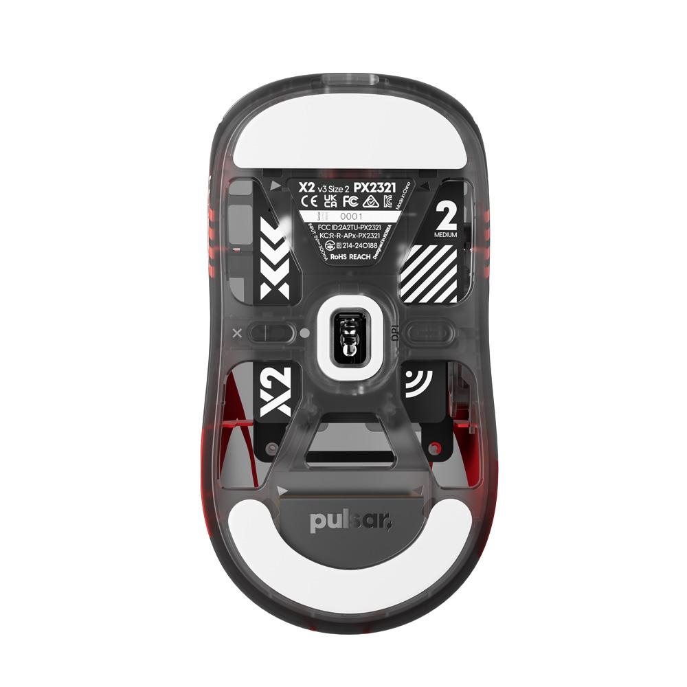 台灣代理貨 淺規則 Pulsar x T1 戰隊聯名 X2 V3 Wireless 無線滑鼠 X2V3 mini-細節圖4