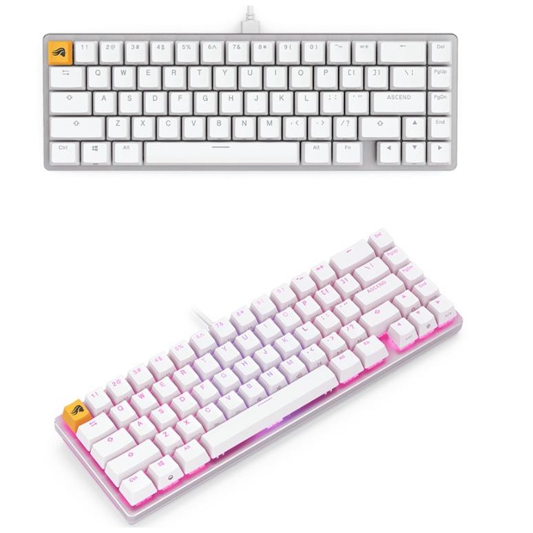 送長版鼠墊 淺規則 Glorious GMMK2 65% 96% 鍵盤 狐狸軸 熱插拔 DIY RGB 二色成形 裸軸-細節圖3